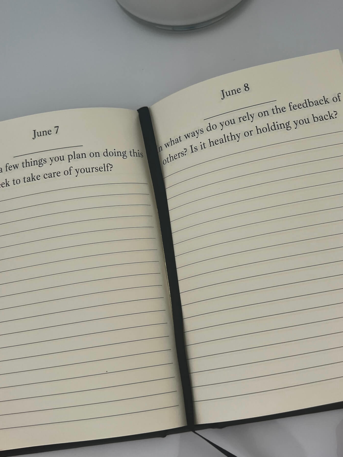 daily self wellness journal inner page2